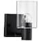 Nuvo Clarksville - 1 Light Vanity - Matte Black with Clear Glass 60/8061 - alternate 7